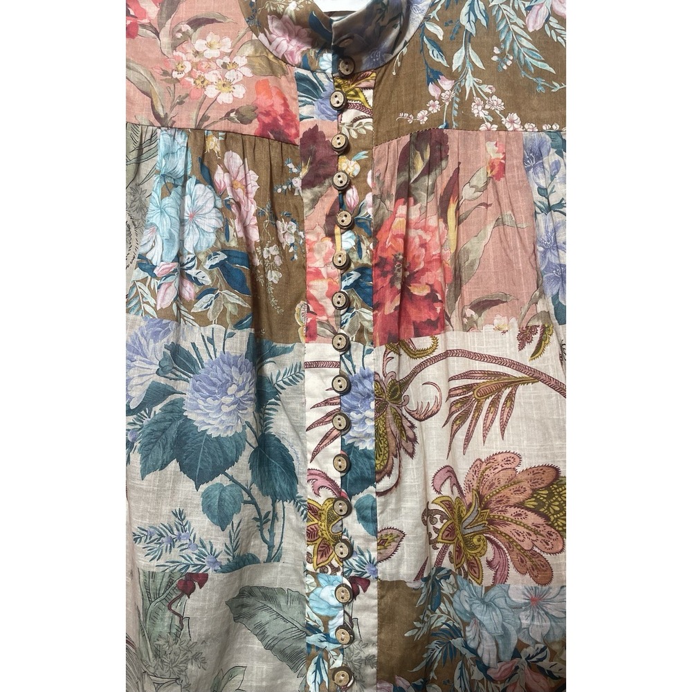 Zimmerman Multi-Colored Patchwork Printed Dress W… - image 6